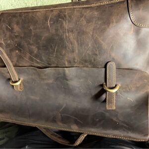 Brown Leather Men's Bag